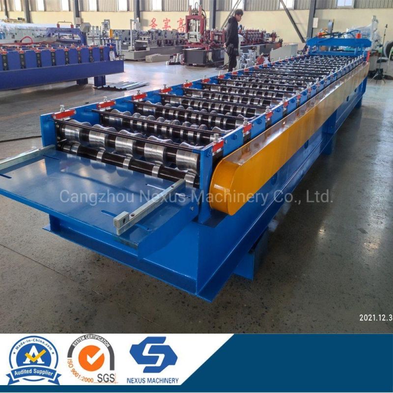 Color Steel Ibr Sheeting Roll Forming Machine Metal Trapezoidal Roof Sheet Making Machines