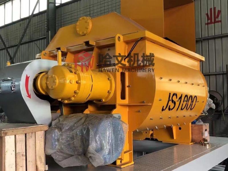 Js500 Js750 Js1000 Twin-Shaft Concrete Mixer for Block Machine