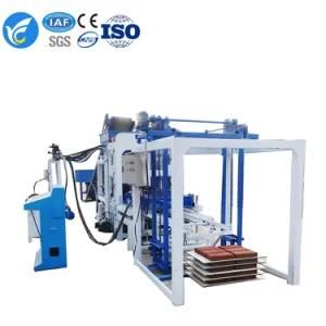 High Production Qt4-18 Hydraulic Concrete Hollow Block Machine Cement Paver Machine Curbstone Making Machine Line in Factory