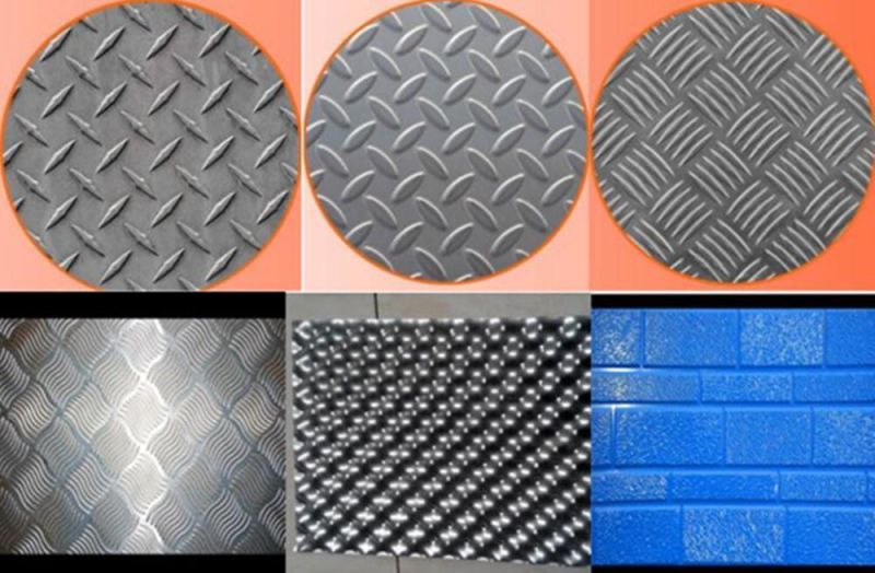 Metal Sheet Steel Plate Checkered Embossing Machinery Metal Embossing Machine