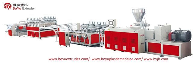 New Model Wood and Plastic Composite Board Extrusion Machine