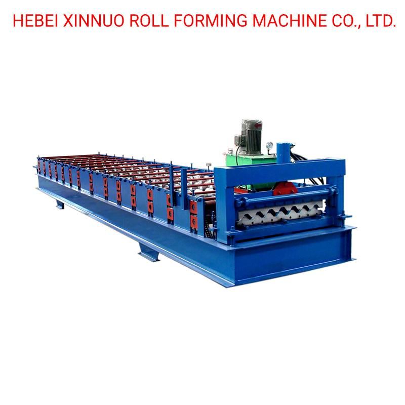 750 Corrugated Roofing Sheet Making Roll Forming Machine