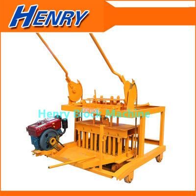 Qmd4-45 Diesel Mobile Brick Making Machine