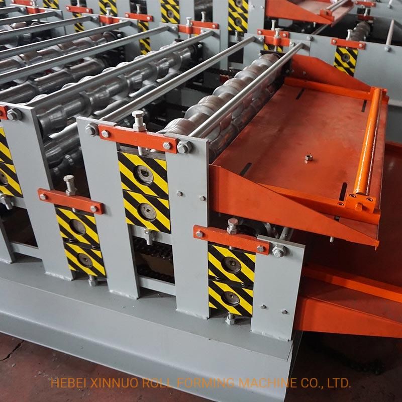 Xinnuo Color Steel Roof 800-840 Double Layer Wall Panel Roll Forming Machine