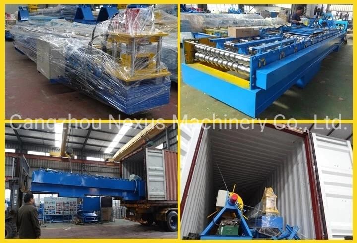 Durable Quality Galvanized Trapezoidal Wall Panel Cold Roll Forming Machine Aluminium Sheet Machine