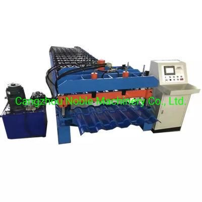 PPGI/PPGL Glazed Tile Roofing Sheet Roll Forming Machine