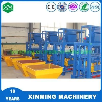 Semi-Automatic Qt40-1 Curved Block Brick Forming Machine for Construction Machinery