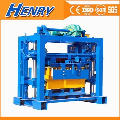 Qt40-2 Manual Concrete Block Making Machine in Africa