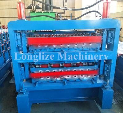 Three Layer Colored Coil Roll Forming Machine with Leveling Machine
