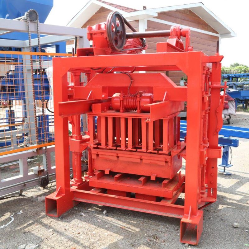 Semi Automatic Hollow Solid Road Block Moulding Machine Interlocking Bricks Machine