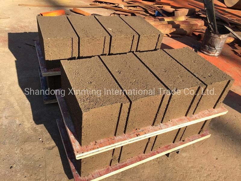 Semi-Automatic Qt4-25 Floor Tile Brick Block Machine with Concrete Mixer