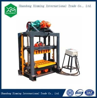 Qtj4-40 Simple Block Machine Concrete Hollow Block Machine Cement Brick Making Machine