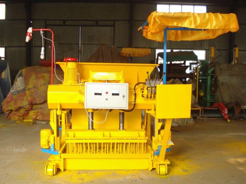 4A Semiautomatic 3840/8h Concrete Block Making Machine with Changeable Molds