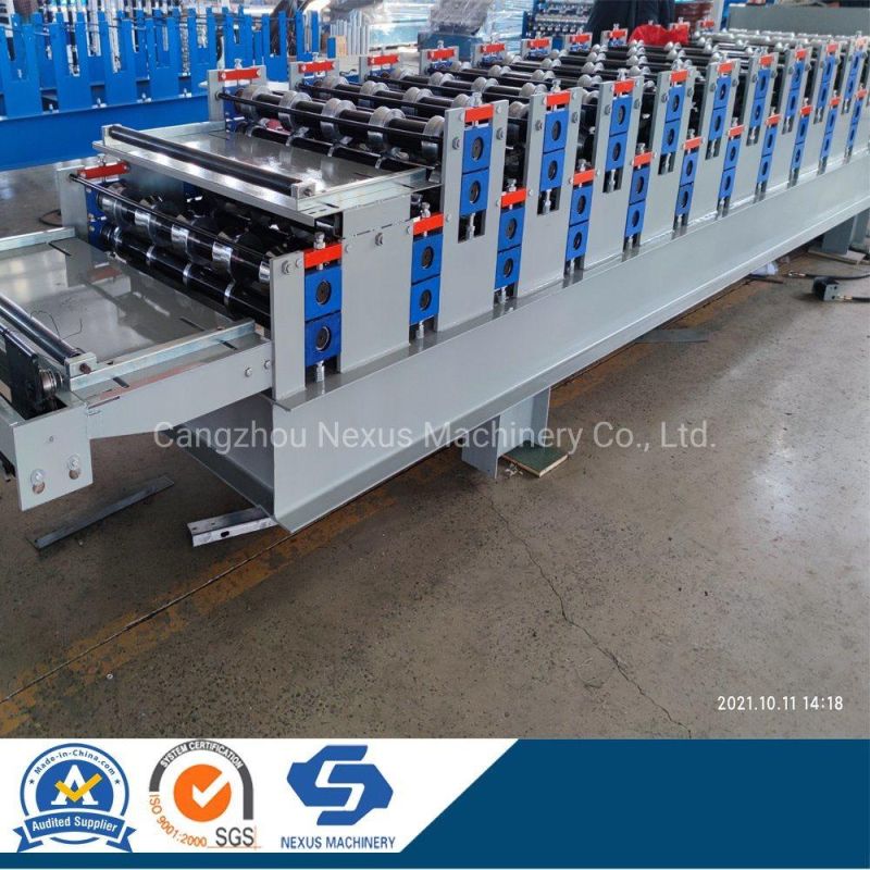 Double Layer PPGI Roofing Iron Ibr Sheet Roll Forming Machine