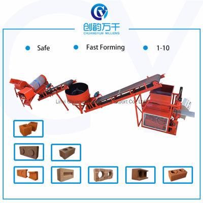 Cy2-10 Interlocking Bricks Machine Cost Fully Automatic Fly Ash Brick Making Machine