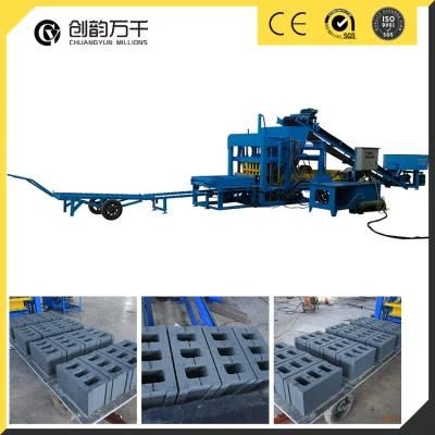 Qt4-20 Hydraulic Semi-Automatic Concrete Hollow Block Machines