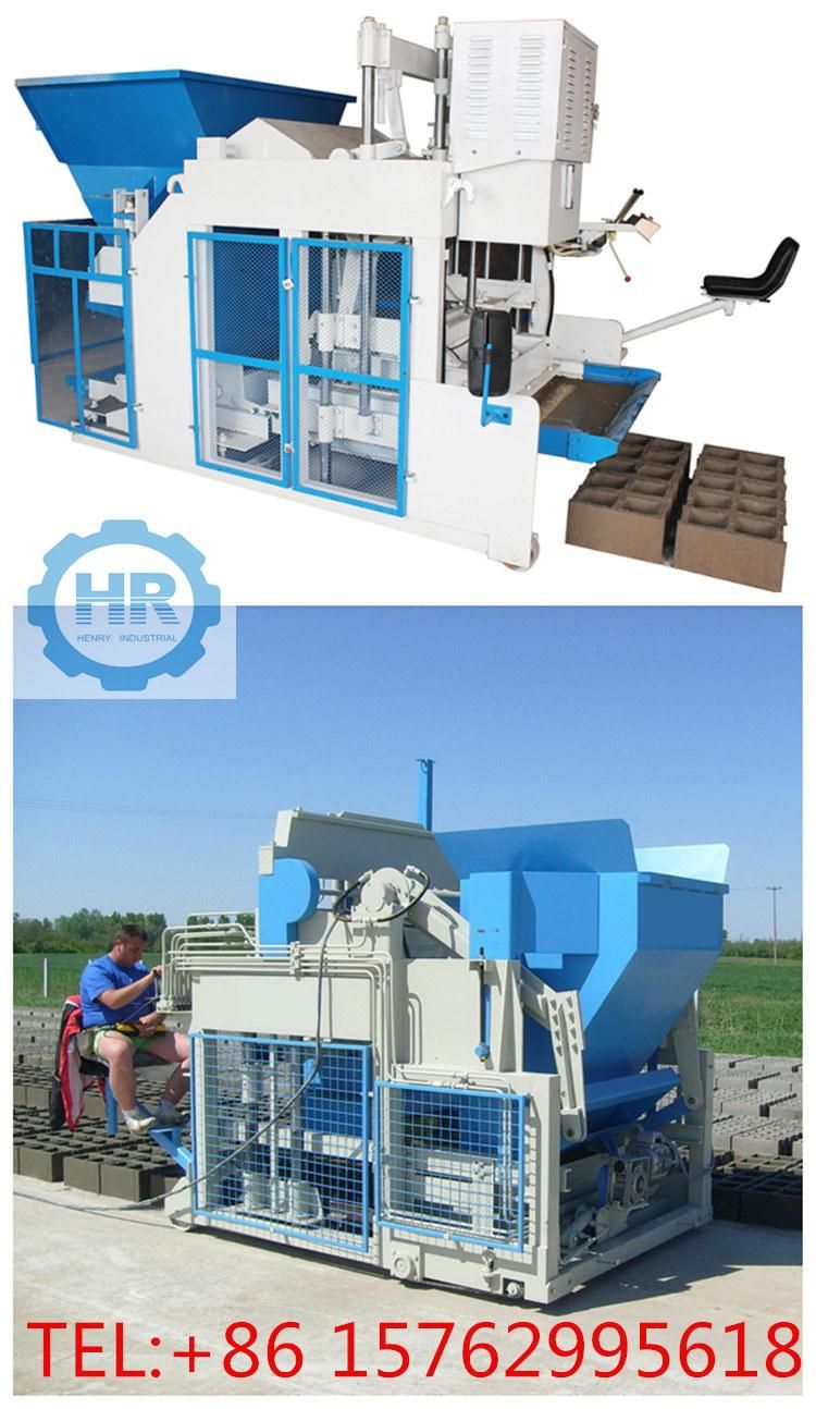 Qtm10-15 Full Automatic Mobile Block Making Machine Egg Layer Brick Machine