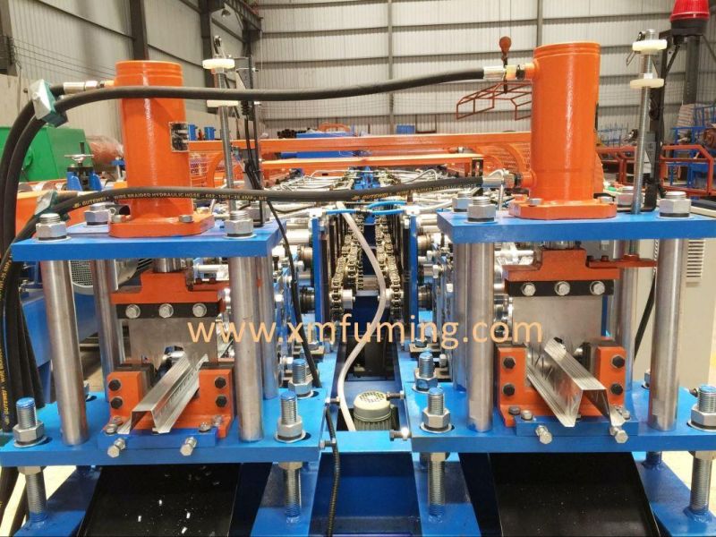 40gp Gi, PPGI, Cold Rolled Steel Fuming Container Batten Machine