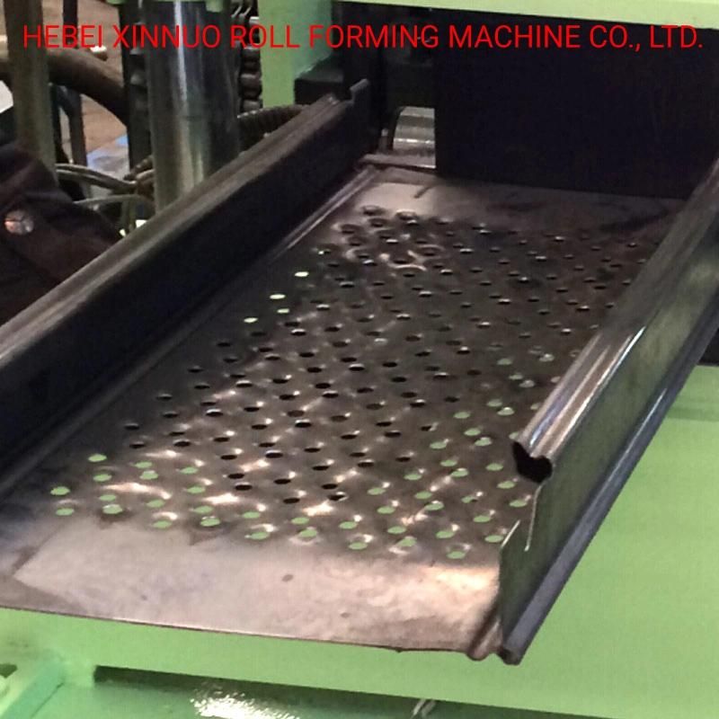 Wire Mesh Ventilated Perforated Type Cable Tray Making Roll Forming Machine