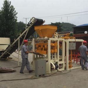 Zambia Semi Automatic Cinder Block Production Line Concrete Block Hollow Brick Making Machine