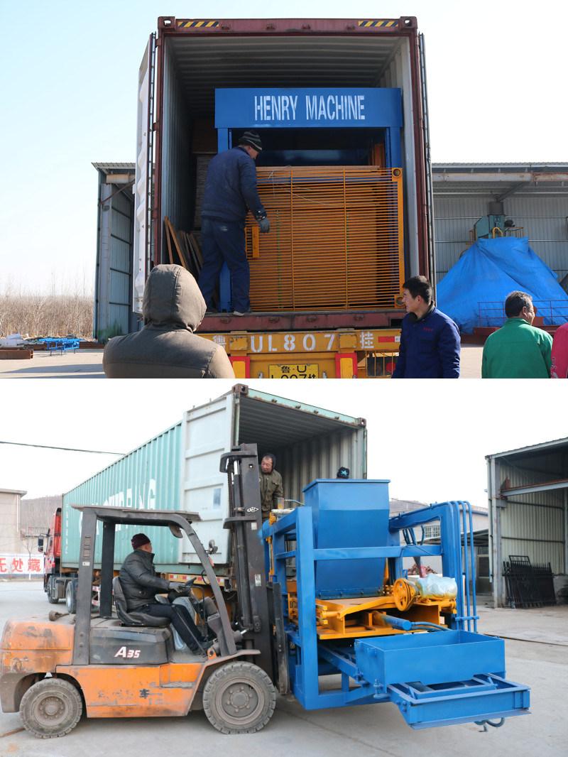 Qt4-15 Hydraulic Automatic Block Production Line Concrete Block Making Machine Colorful Paver Machine Construction Machinery