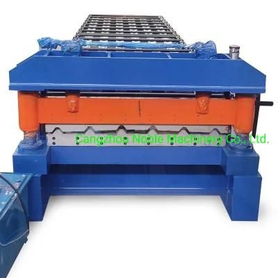 Low Price Ibr Trapezoidal Galvanized Roofing Sheet Roll Forming Machine From Botou Factory
