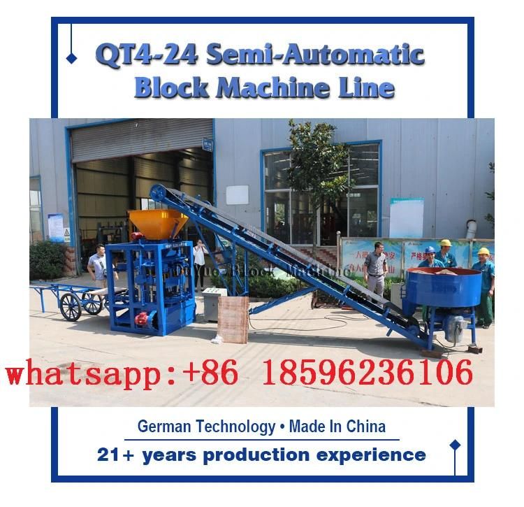High Quality Qt4-24 Block Machine Plants Paving Block Machine