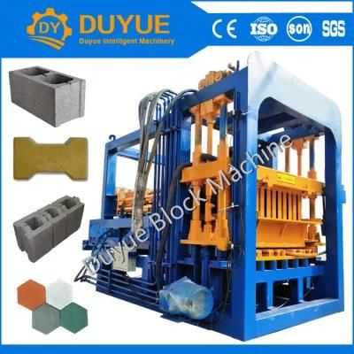 Big Production Capacity Qt4-20 Automatic Hydraulic Block Making Machine Pavement Machine Curbstone Machinery in Africa 2020