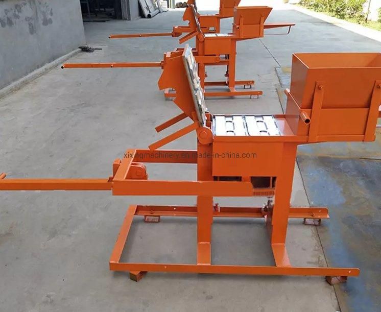 Manual Compressed Earth Brick Block Clay Machine Maker