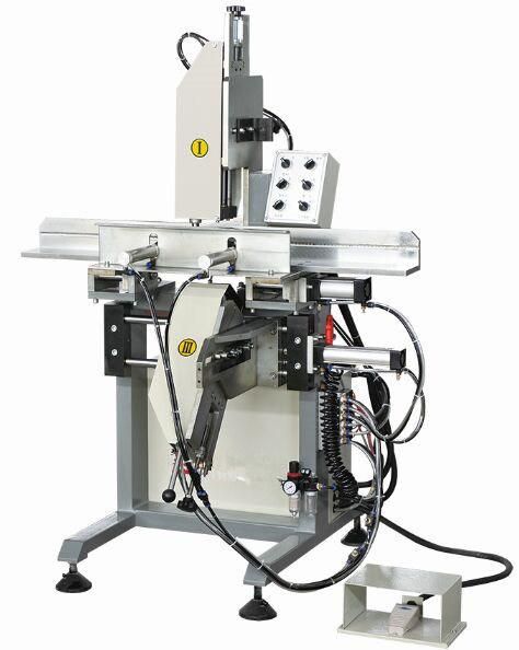 PVC Aluminum Profile Doors Window Milling Machine Used 3 Axis Water Slot Milling Machine