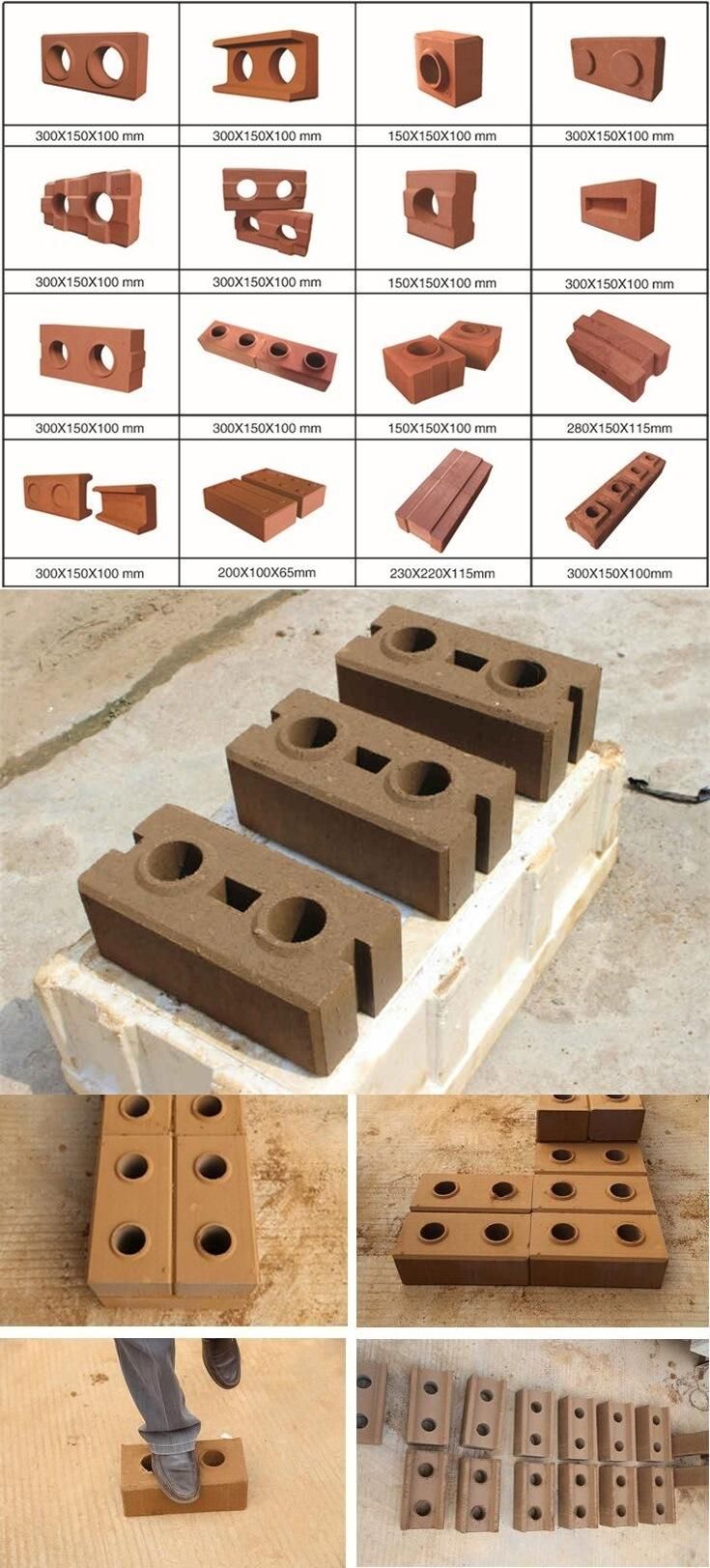 Full Automatic Xm4-10 Clay Soil Earth Lego Interlocking Brick Making Machine with High Capacity