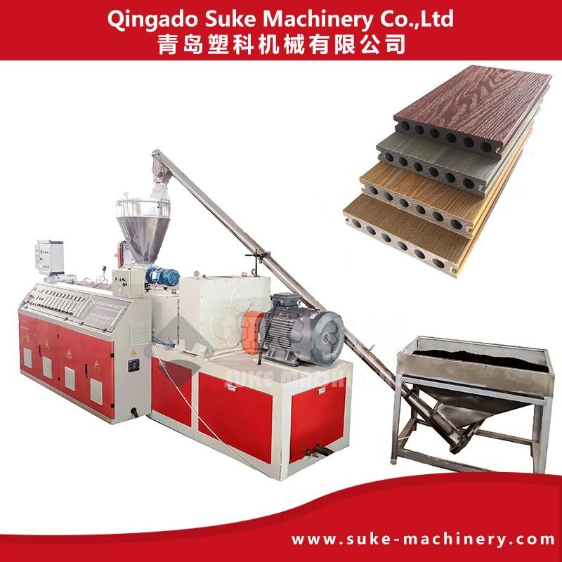 WPC Wood Plastic Board Extrusion Making Extruder Machine