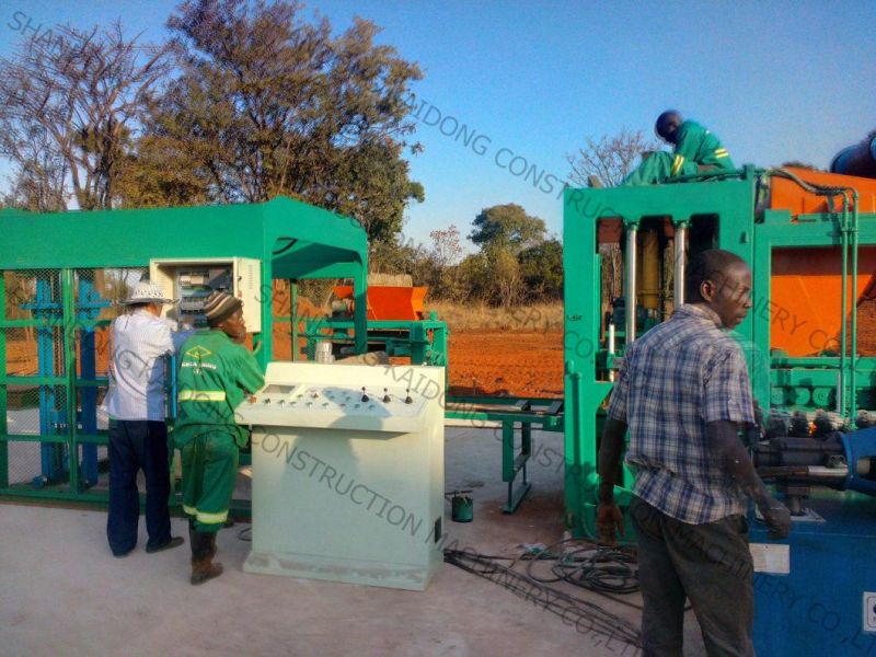 Manual Mobile Block Brick Making Machine at Mozambique