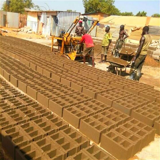 Portable Concrete Cement Blocks Machinery in Congo