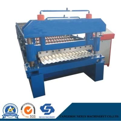 Corrugated Iron Roofing Sheet Roll Forming Making Machine Made in China