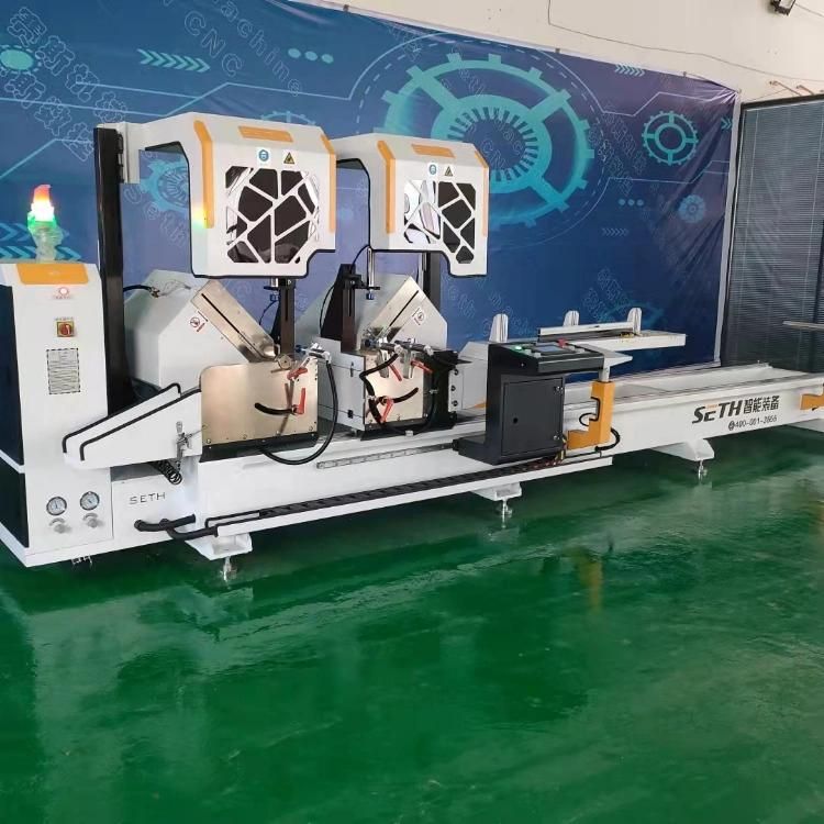 Heavy Aluminum Profile Processing Equipment Double Head Saw 500CNC Saw Equipment