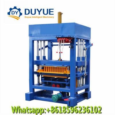 Qt4-30 Hydraulic Method Block Machine No Need Electric