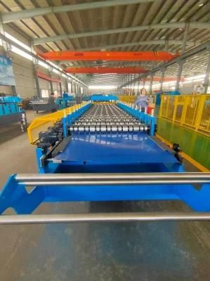 Production Machines Colour Steel Roof of Glazed Tile Plate PPGI Roll Forming Machinery