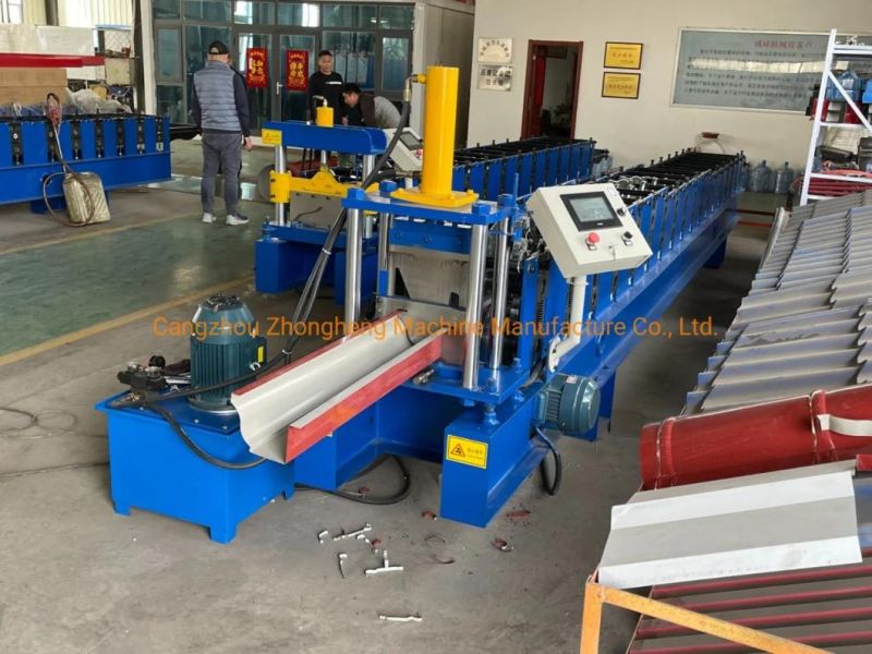 Gutter Machine Roll Forming Rain Gutter Machine Roll Forming Machine for Gutter Square Steel Water Gutter Forming Machine