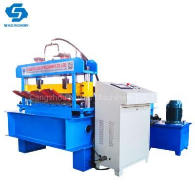 Ribbed Aluminum Roofing Crimping Made Tile for Bullnosing Color Steel Metal Arch Roof Panel Curving Machine