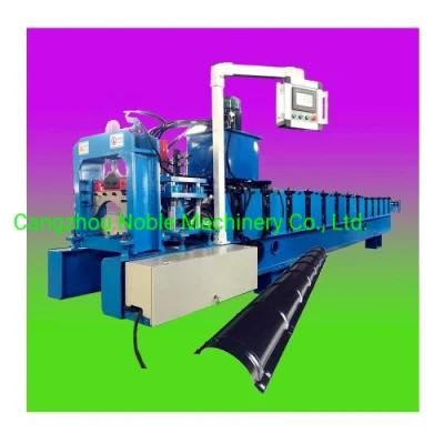 Classic Colored Glaze Steel Metal Roof Ridge Cap Tile Roll Forming Machine