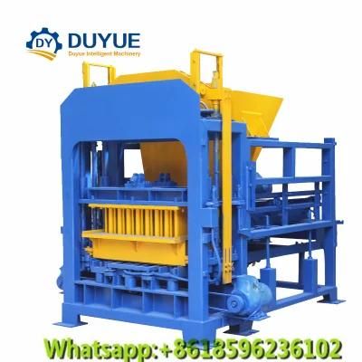 Qt4-15 Hydraulic Press Paver Block Machine Fully Automatic Concrete Block Making Machine Concrete Block Making Machine in Bangladesh