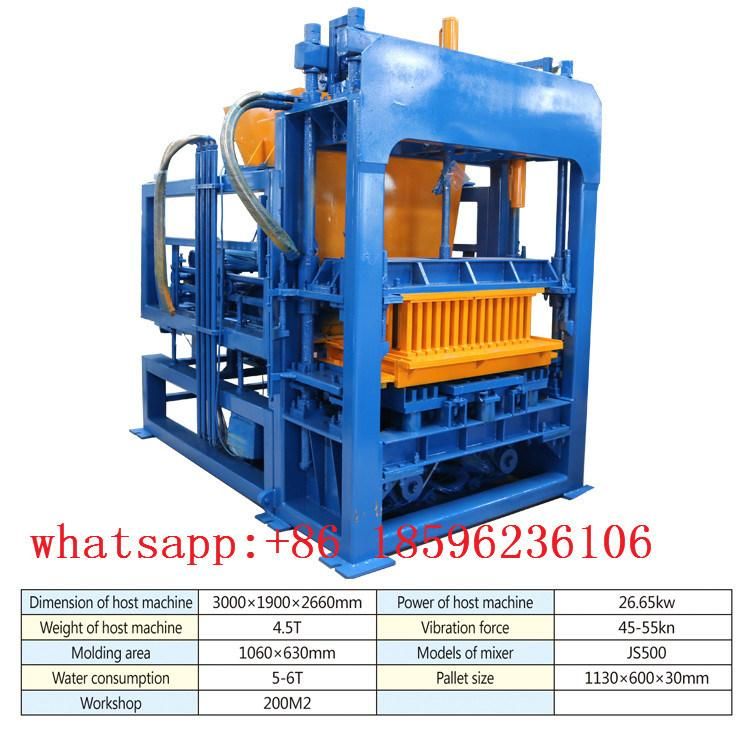 High Quality Qt5-15 Fully Automatic Block Making Machine in Africa, Cement Brick Machine Cost, Hollow Bricks Machine Price in Bangalore