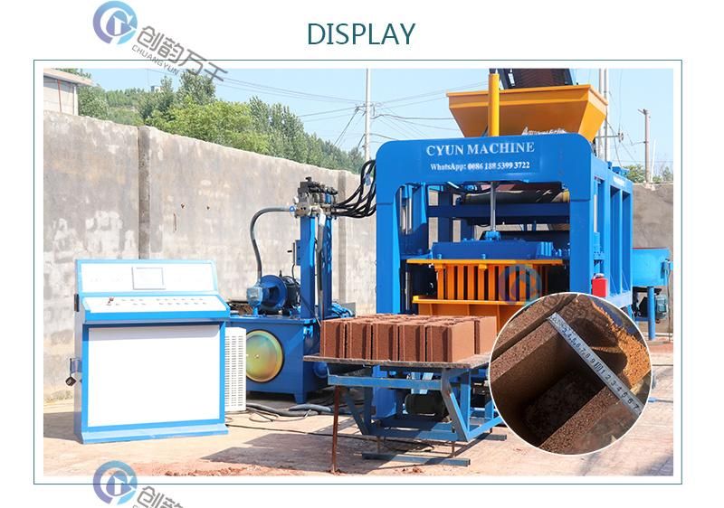 Qt4-15 Fully Automatic Concrete Cement Hollow Block Paver Brick Production Line