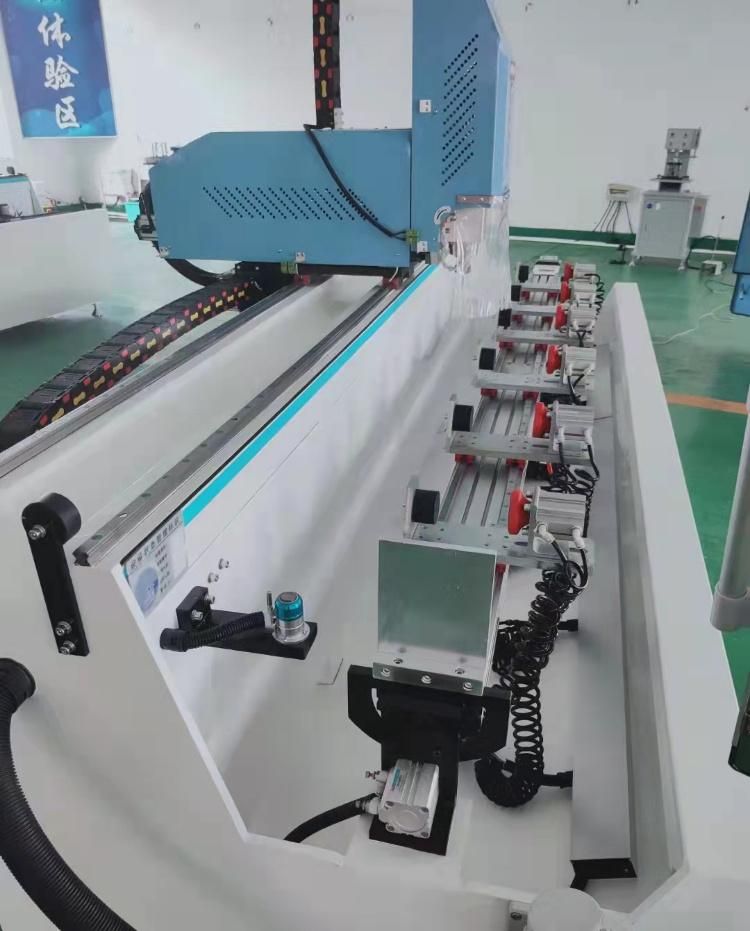 Skx 3+1-CNC-3000 Axis Aluminum Profile Drilling and Milling Machine/Aluminum Window CNC Drilling and Milling Machine Aluminum Window Machine PVC Window Machine