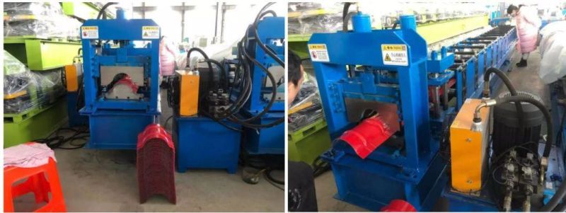 New Type Composite Heat Insulated Metal Roofing Sheet Ridge Roll Forming Machine