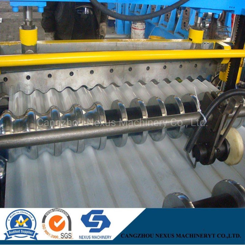 Corrugated Steel Roof Sheet Making Machine PPGI Wall Roof Panel Roll Forming Machine