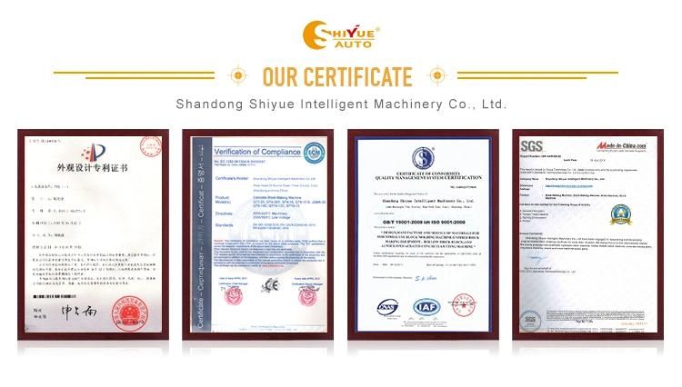 Qt8-15 Medium Used Concrete Brick Making Machinery