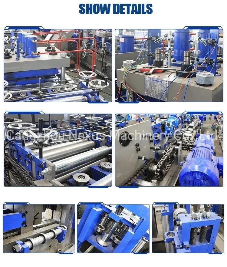 Automatic Change Size C Purlin Roll Forming Machine C100-300 Light Steel Frame Roll Forming Machine