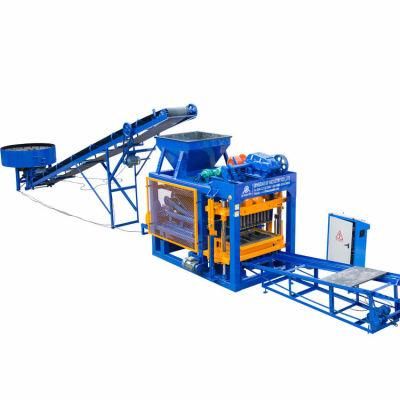 Small Automatic Qt4-25 Concrete Interlocking Paving Block Making Machine